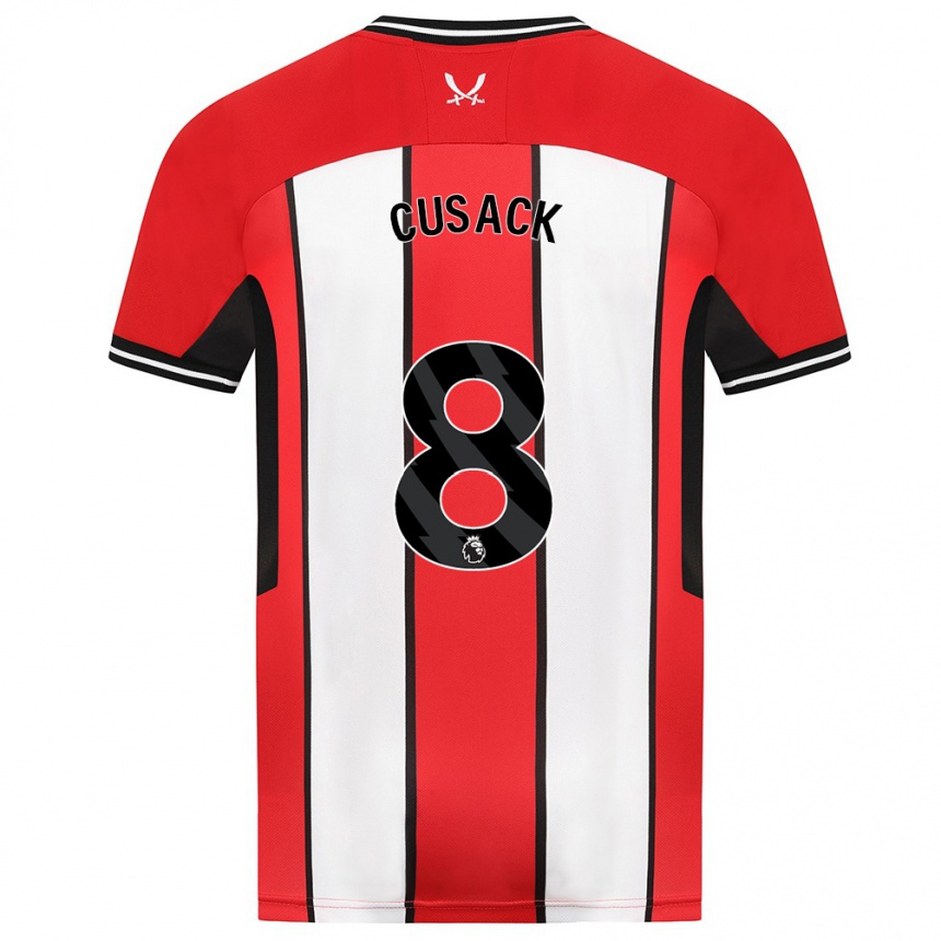 Men Football Maddy Cusack † #8 Red Home Jersey 2023/24 T-Shirt Canada