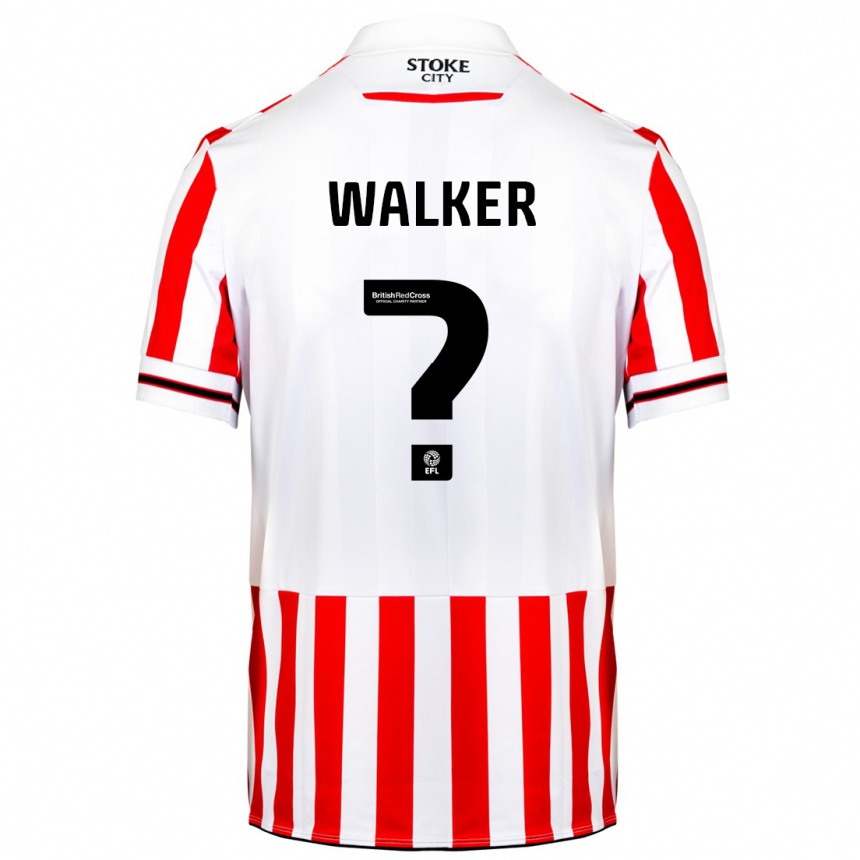 Men Football Lewis Walker #0 Red White Home Jersey 2023/24 T-Shirt Canada