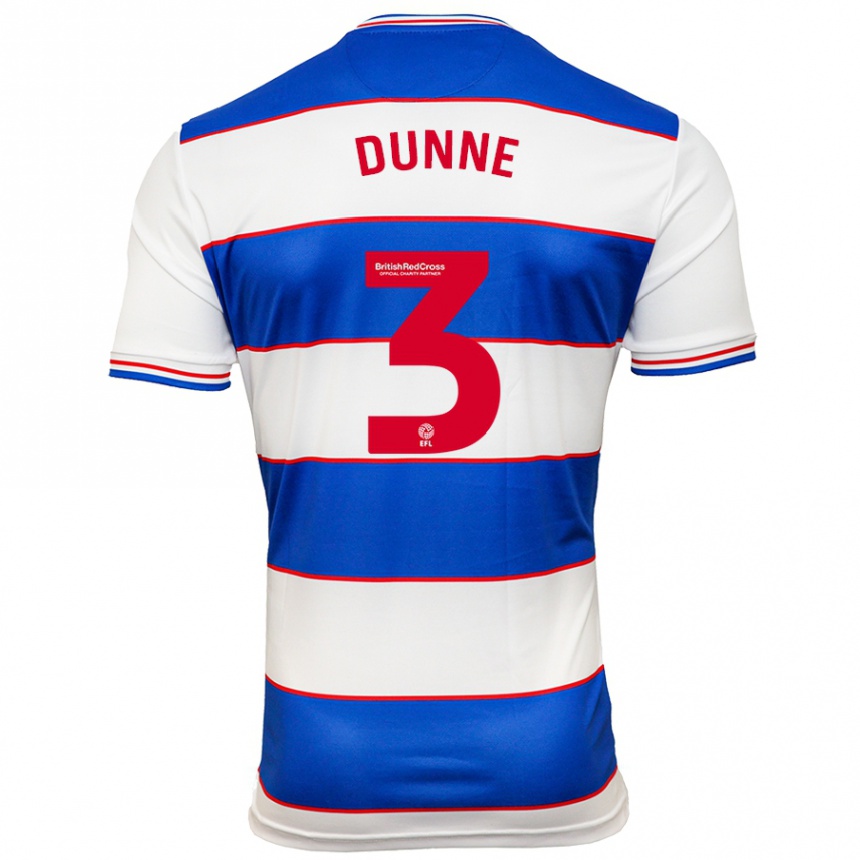 Homme Football Maillot Jimmy Dunne #3 Blanc Bleu Tenues Domicile 2023/24 Canada