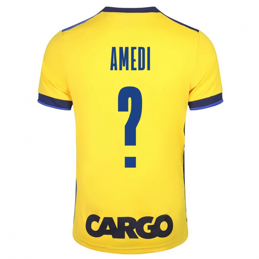 Men Football Roei Amedi #0 Yellow Home Jersey 2023/24 T-Shirt Canada