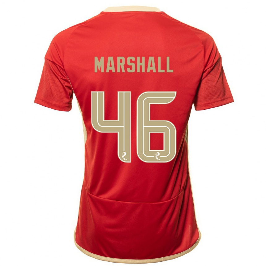 Homme Football Maillot Findlay Marshall #46 Rouge Tenues Domicile 2023/24 Canada