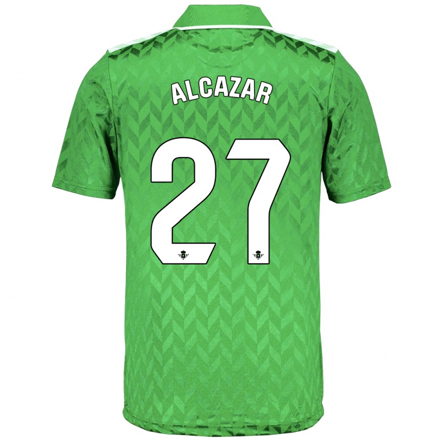 Homme Football Maillot Lucas Alcázar #27 Vert Tenues Extérieur 2023/24 Canada