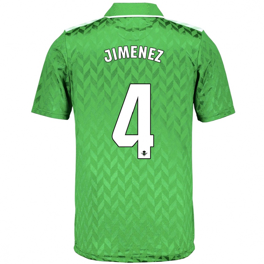 Homme Football Maillot María Jiménez Gutiérrez #4 Vert Tenues Extérieur 2023/24 Canada