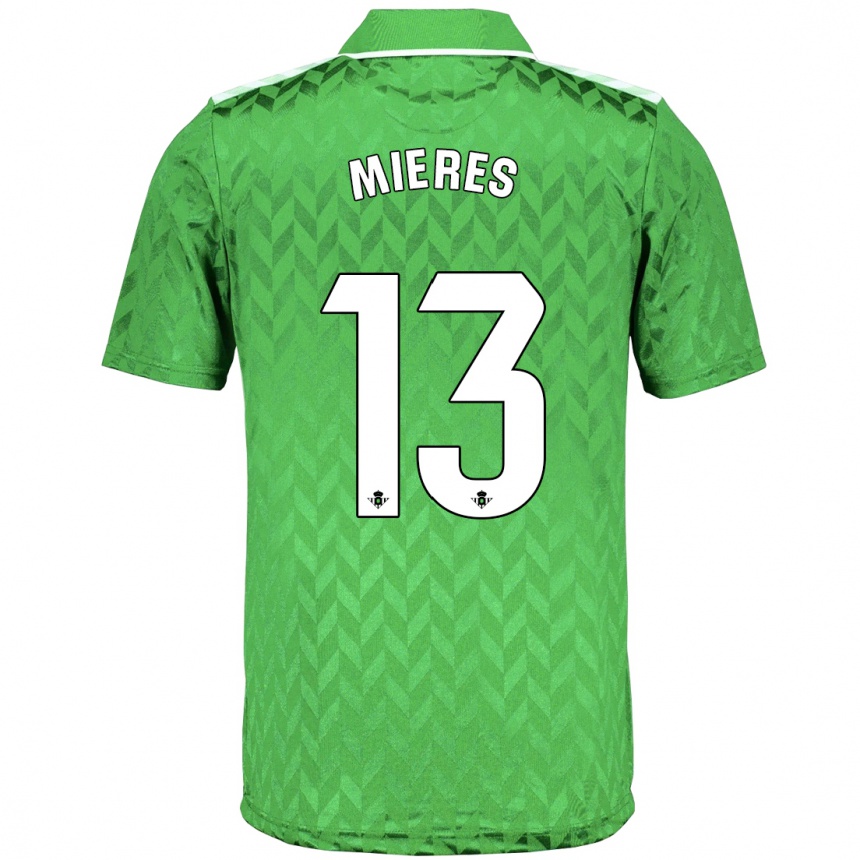 Men Football Malena Mieres García #13 Green Away Jersey 2023/24 T-Shirt Canada