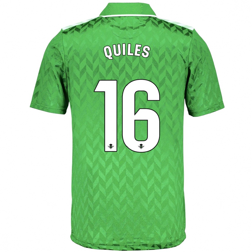 Men Football Violeta García Quiles #16 Green Away Jersey 2023/24 T-Shirt Canada