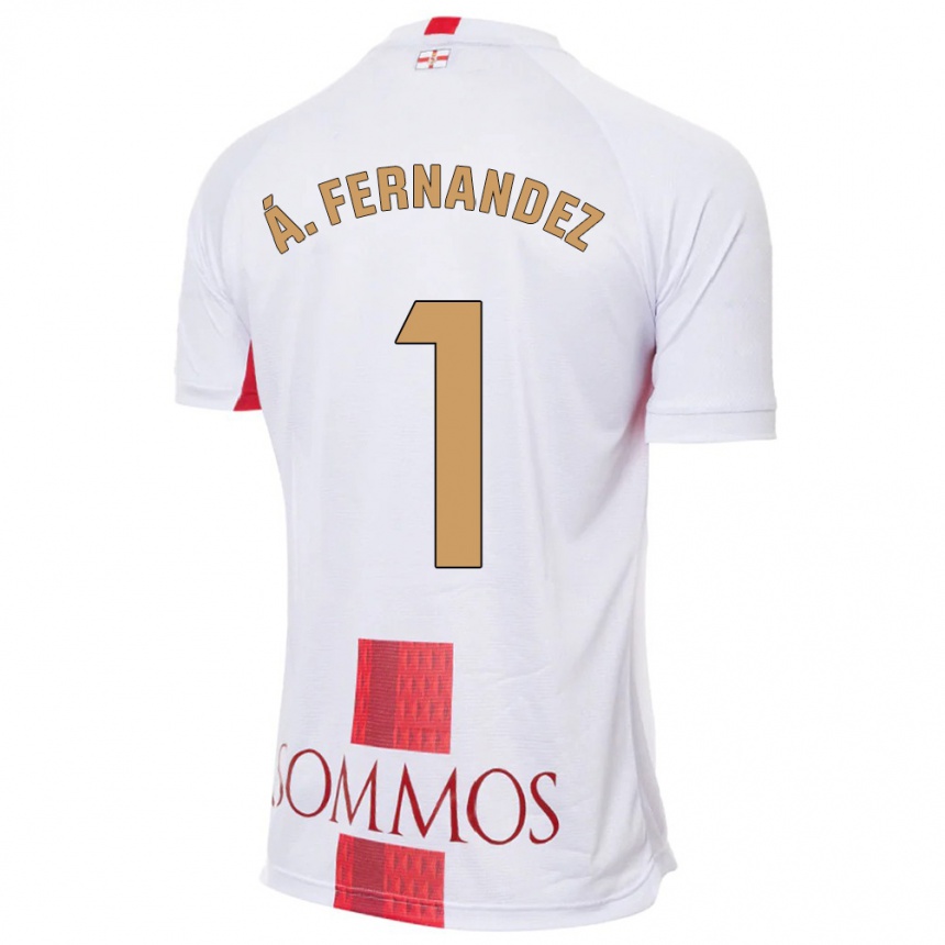 Men Football Álvaro Fernández #1 White Away Jersey 2023/24 T-Shirt Canada