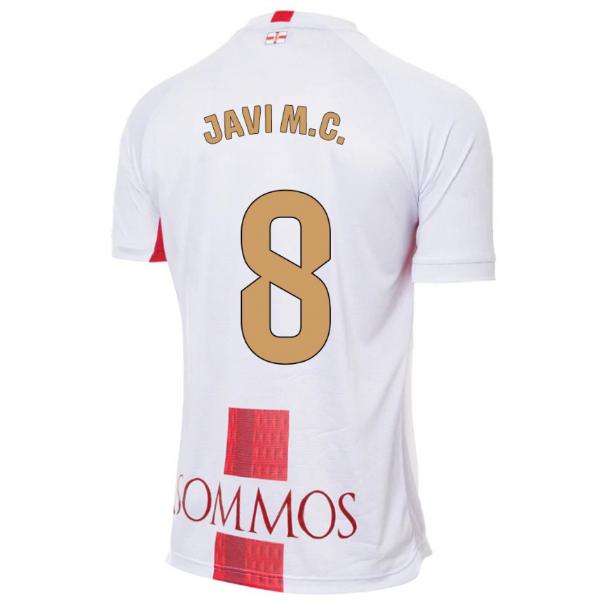 Homme Football Maillot Javi Martínez #8 Blanc Tenues Extérieur 2023/24 Canada