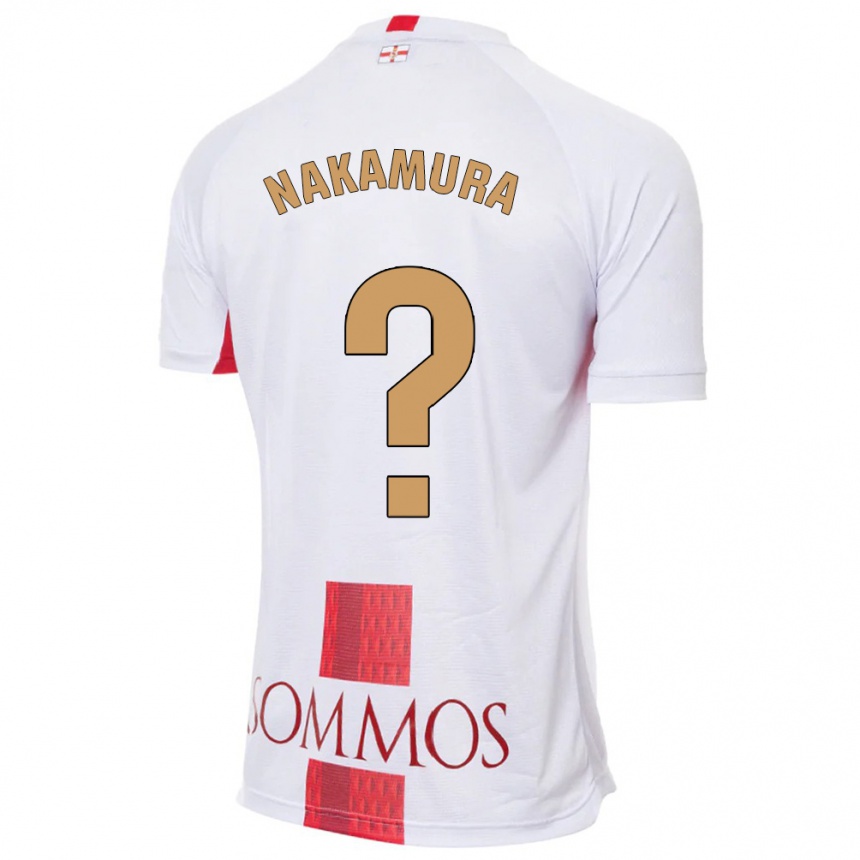 Men Football Togo Nakamura #0 White Away Jersey 2023/24 T-Shirt Canada