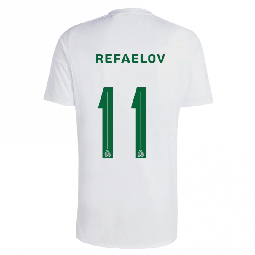 Homme Football Maillot Lior Refaelov #11 Vert Bleu Tenues Extérieur 2023/24 Canada