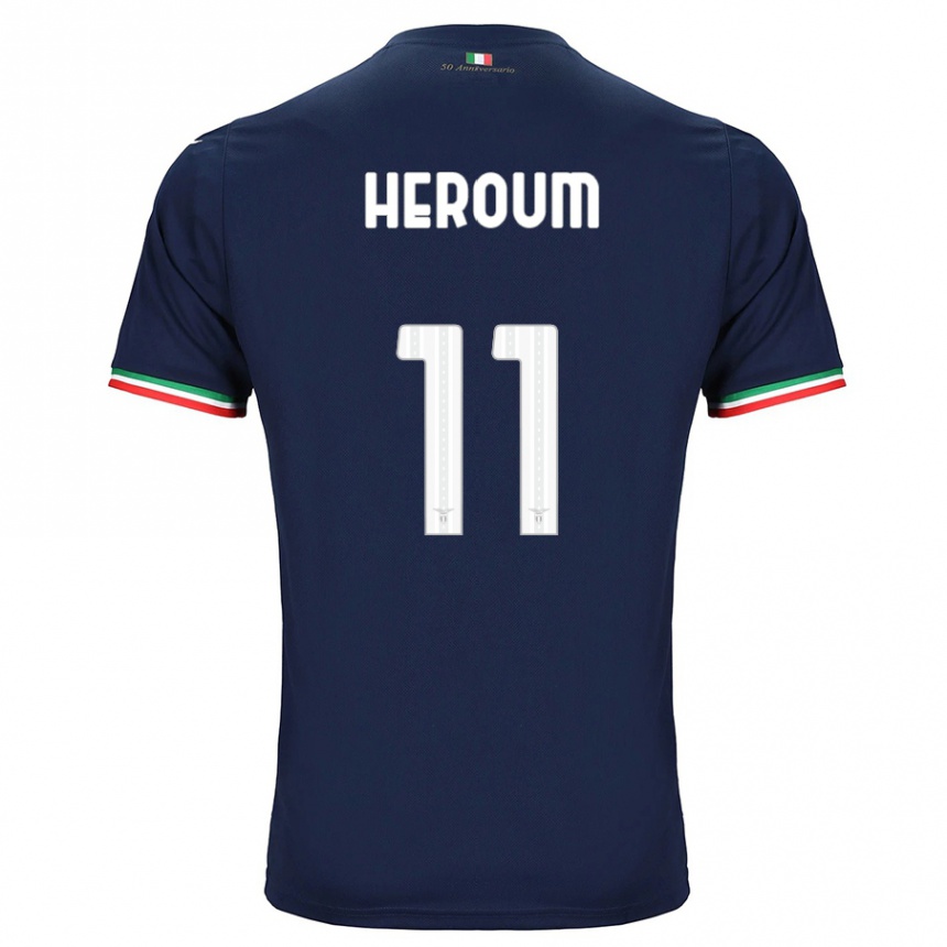 Homme Football Maillot Nora Heroum #11 Marin Tenues Extérieur 2023/24 Canada