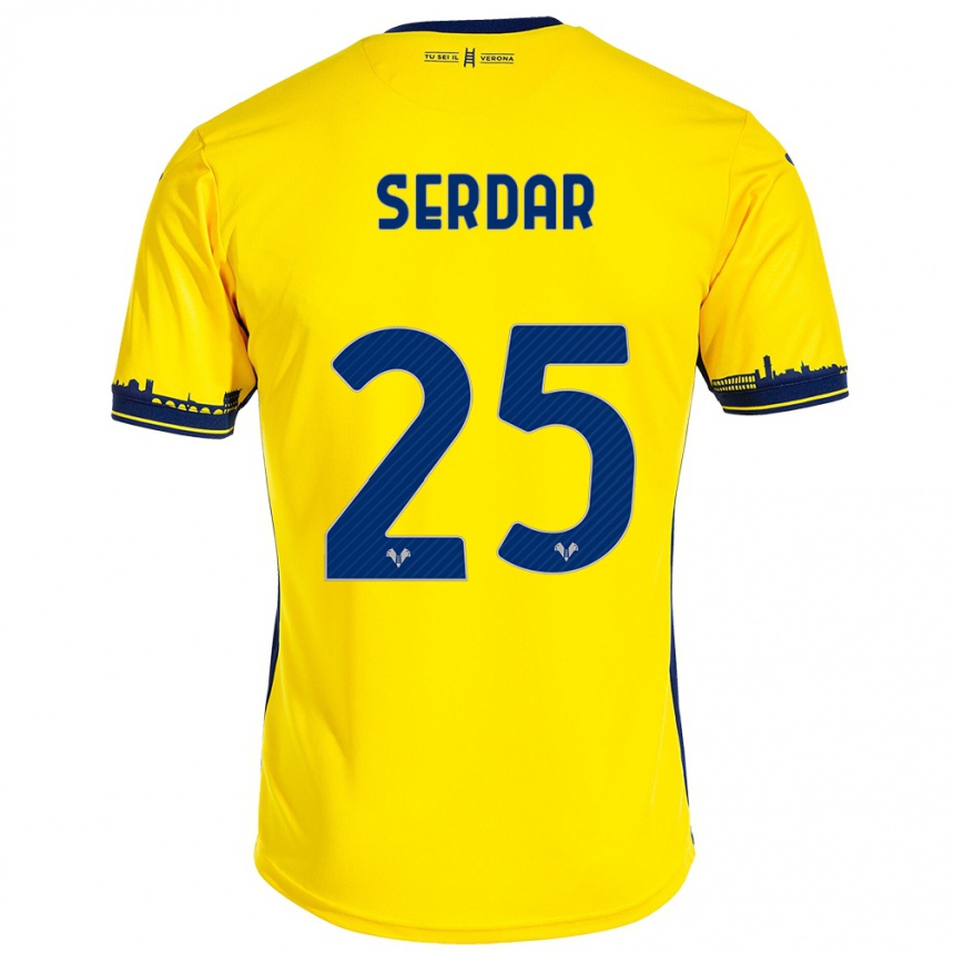 Homme Football Maillot Suat Serdar #25 Jaune Tenues Extérieur 2023/24 Canada