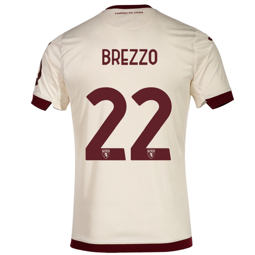 Homme Football Maillot Matteo Brezzo #22 Champenois Tenues Extérieur 2023/24 Canada