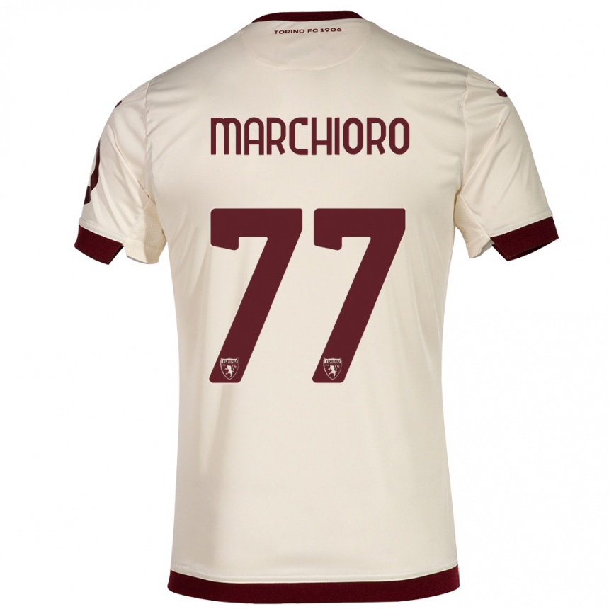 Homme Football Maillot Raffaele Marchioro #77 Champenois Tenues Extérieur 2023/24 Canada