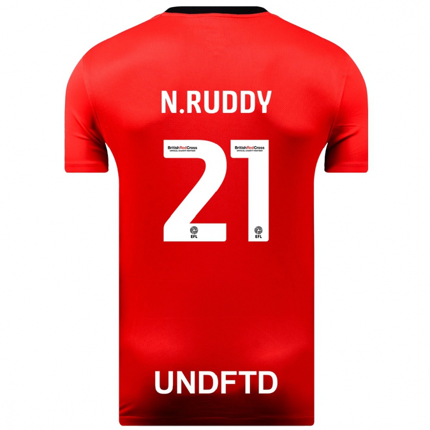 Men Football John Ruddy #21 Red Away Jersey 2023/24 T-Shirt Canada