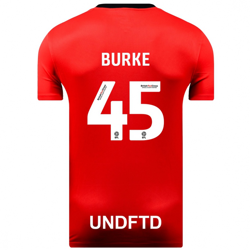 Homme Football Maillot Oliver Burke #45 Rouge Tenues Extérieur 2023/24 Canada