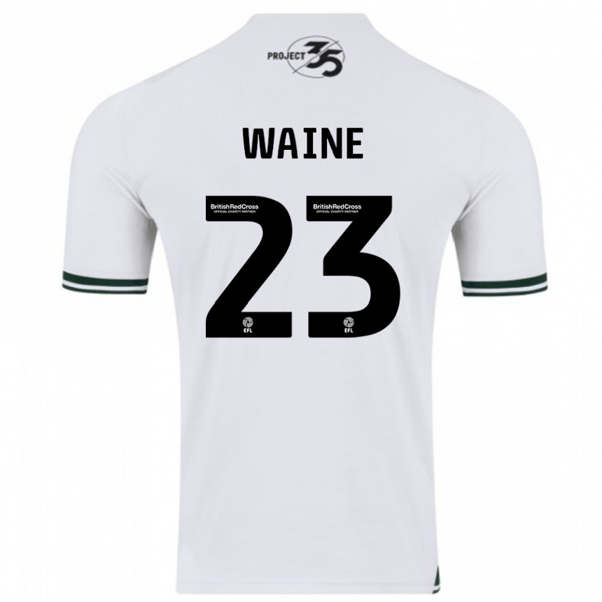 Men Football Ben Waine #23 White Away Jersey 2023/24 T-Shirt Canada