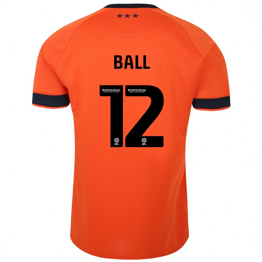 Homme Football Maillot Dominic Ball #12 Orange Tenues Extérieur 2023/24 Canada