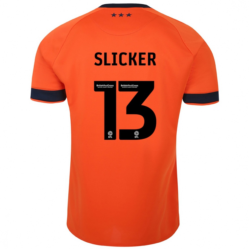 Homme Football Maillot Cieran Slicker #13 Orange Tenues Extérieur 2023/24 Canada