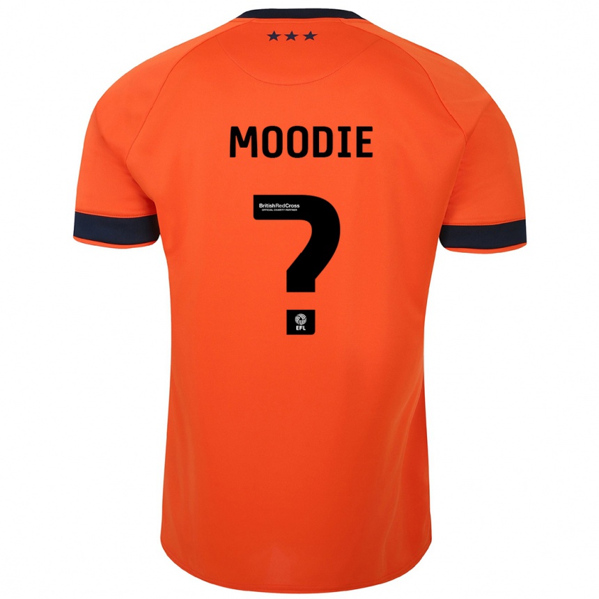 Men Football Paul Moodie #0 Orange Away Jersey 2023/24 T-Shirt Canada