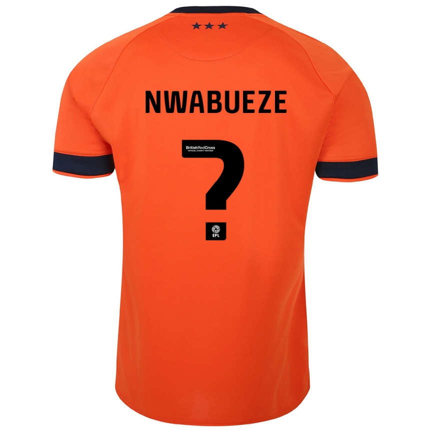 Men Football Jesse Nwabueze #0 Orange Away Jersey 2023/24 T-Shirt Canada