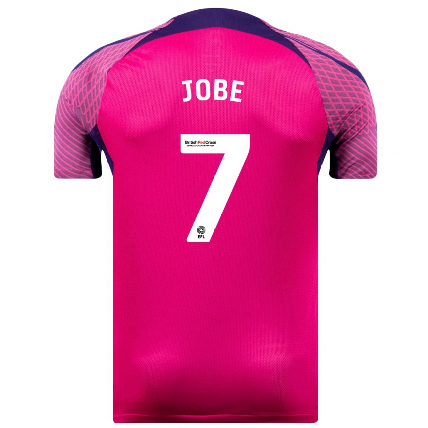 Men Football Jobe Bellingham #7 Purple Away Jersey 2023/24 T-Shirt Canada