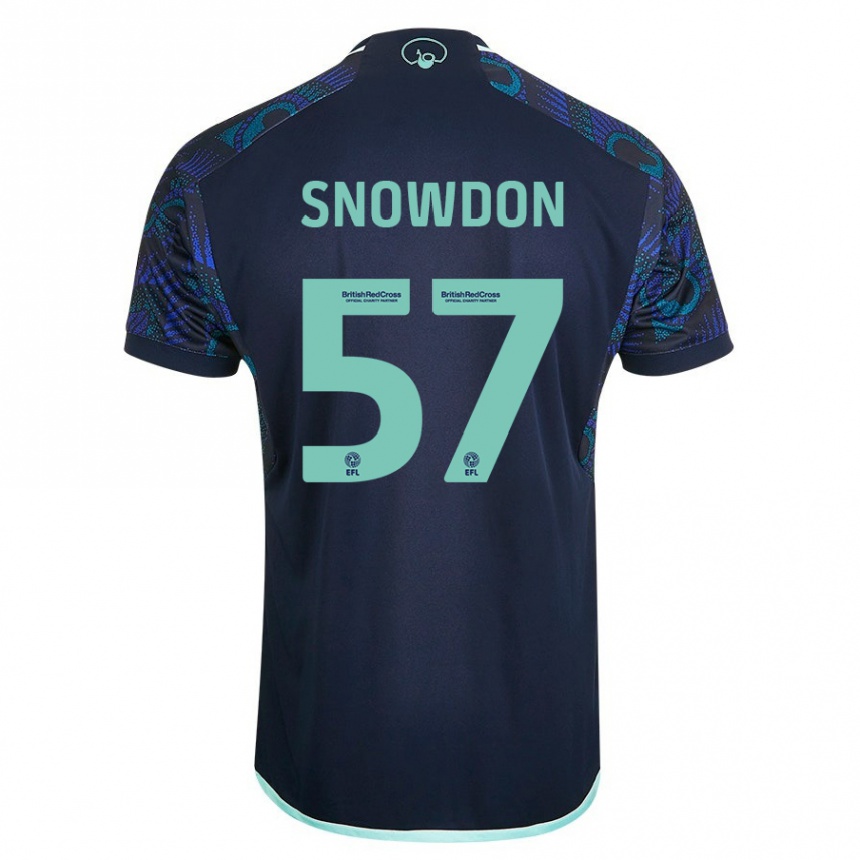 Men Football Joe Snowdon #57 Blue Away Jersey 2023/24 T-Shirt Canada