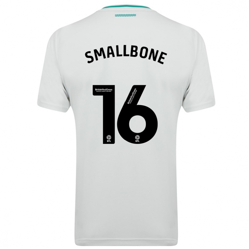 Homme Football Maillot Will Smallbone #16 Blanc Tenues Extérieur 2023/24 Canada