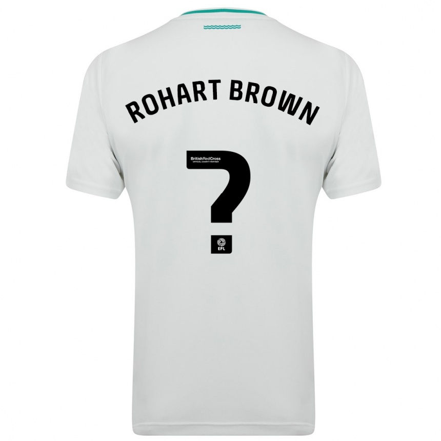 Homme Football Maillot Thierry Rohart-Brown #0 Blanc Tenues Extérieur 2023/24 Canada