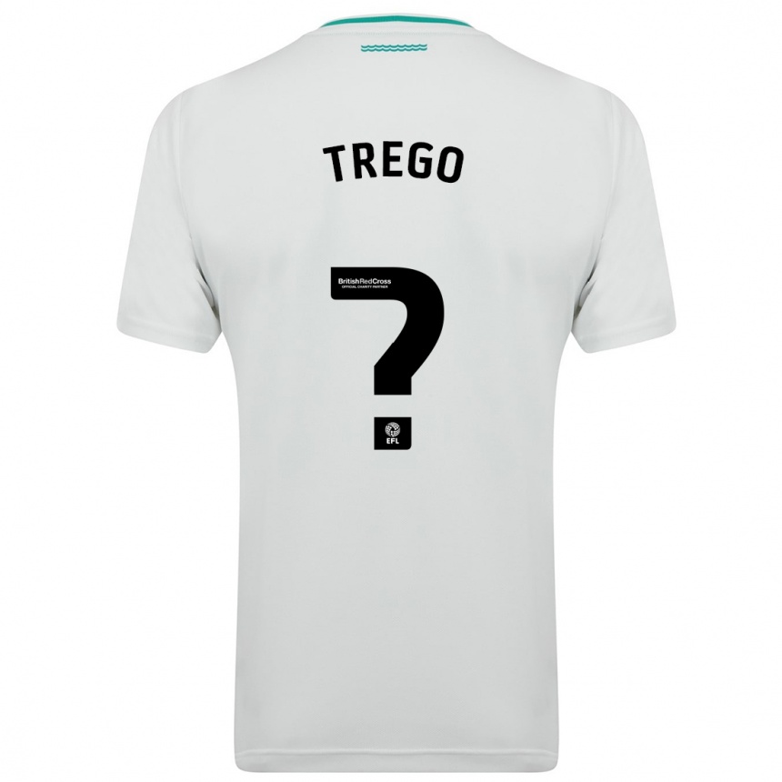 Men Football Dexter Trego #0 White Away Jersey 2023/24 T-Shirt Canada