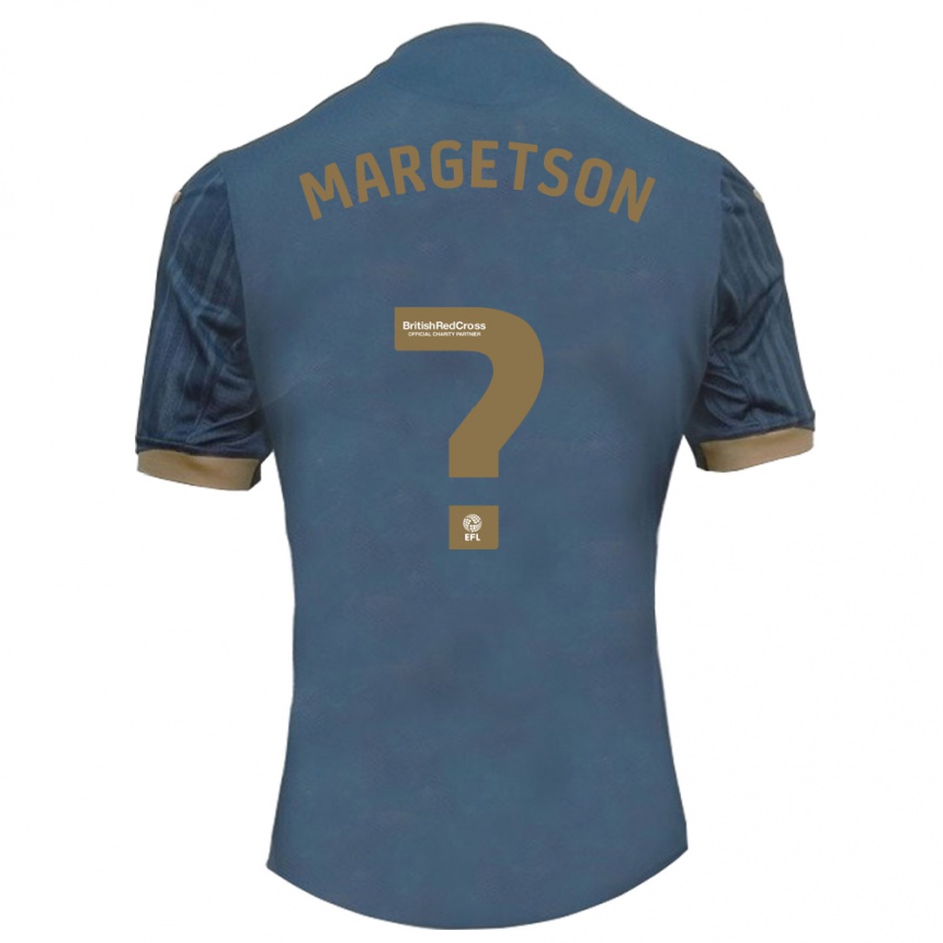 Men Football Kit Margetson #0 Dark Teal Away Jersey 2023/24 T-Shirt Canada