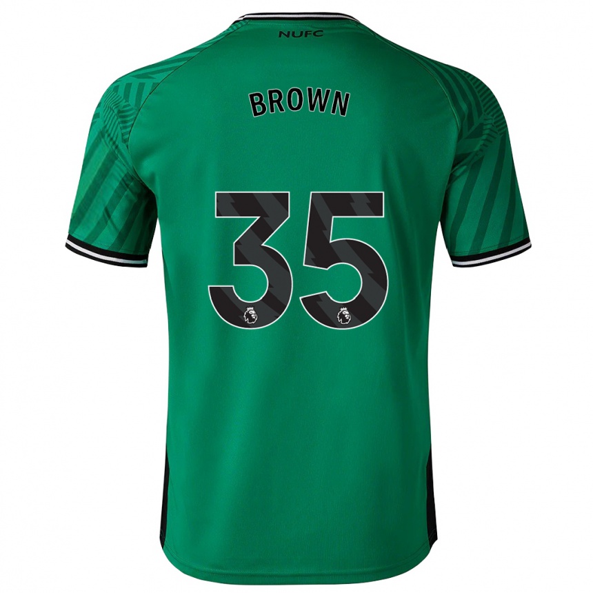 Men Football Will Brown #35 Green Away Jersey 2023/24 T-Shirt Canada