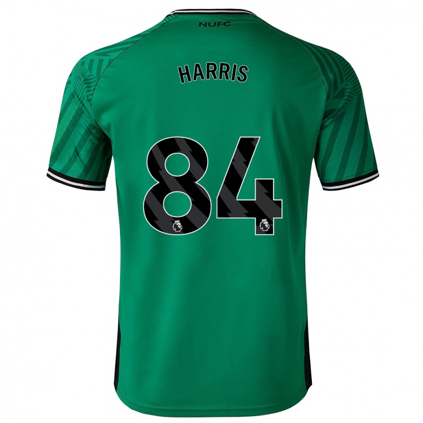 Men Football Aidan Harris #84 Green Away Jersey 2023/24 T-Shirt Canada