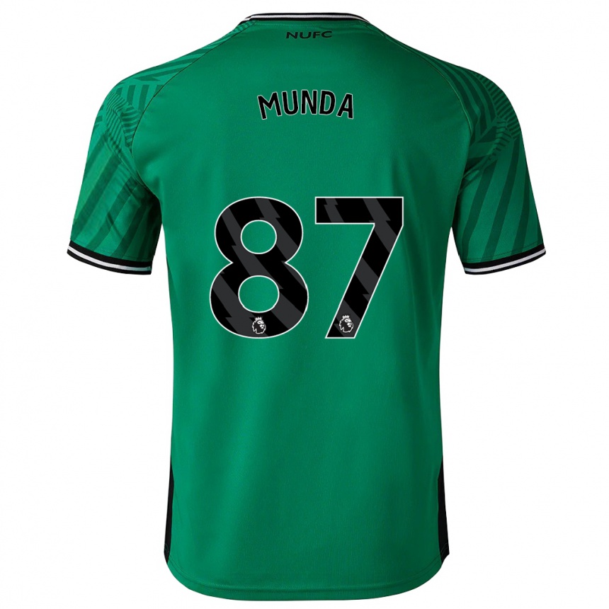 Homme Football Maillot Anthony Munda #87 Vert Tenues Extérieur 2023/24 Canada