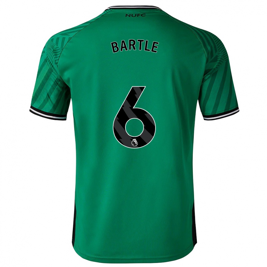 Men Football Jodie Bartle #6 Green Away Jersey 2023/24 T-Shirt Canada