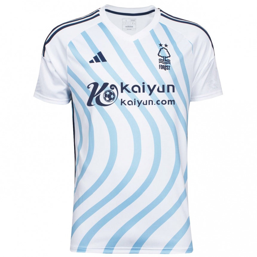 Men Football Cheikhou Kouyaté #8 White Blue Away Jersey 2023/24 T-Shirt Canada