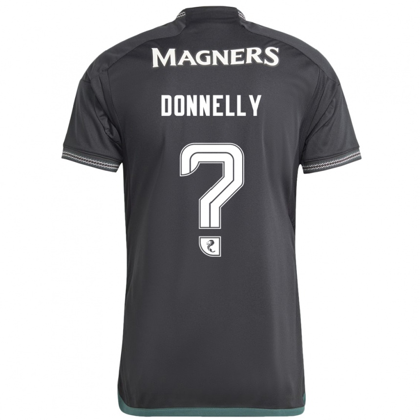 Homme Football Maillot Jacob Donnelly #0 Noir Tenues Extérieur 2023/24 Canada