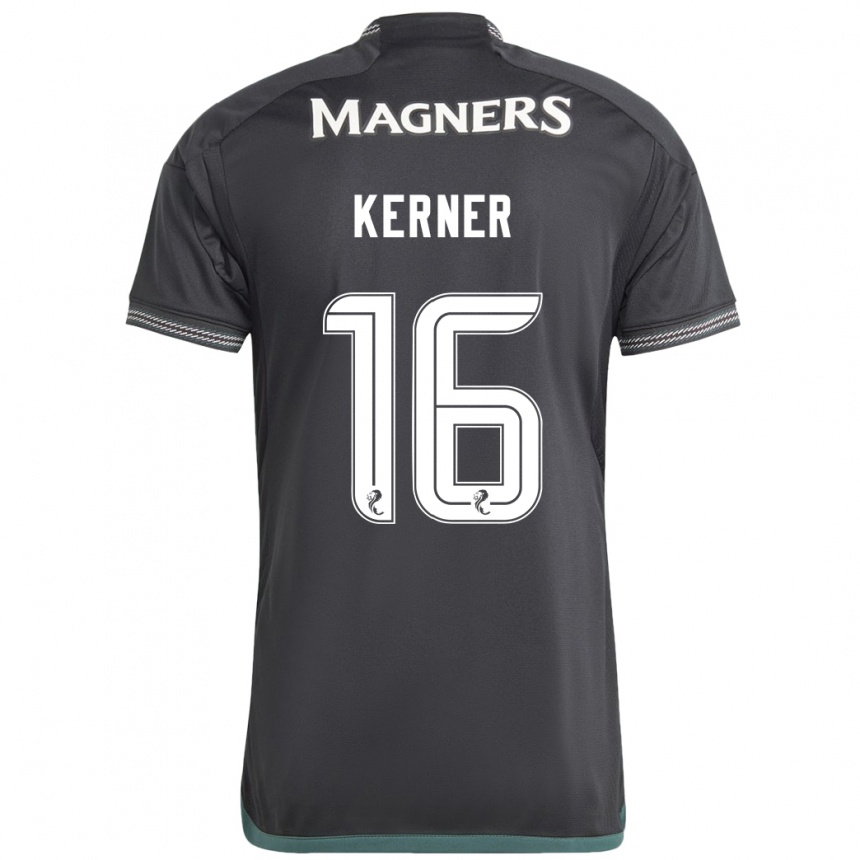 Homme Football Maillot Hana Kerner #16 Noir Tenues Extérieur 2023/24 Canada