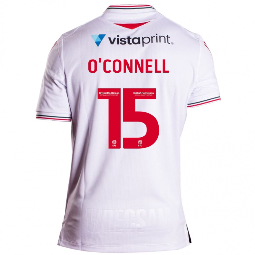 Men Football Eoghan O'connell #15 White Away Jersey 2023/24 T-Shirt Canada