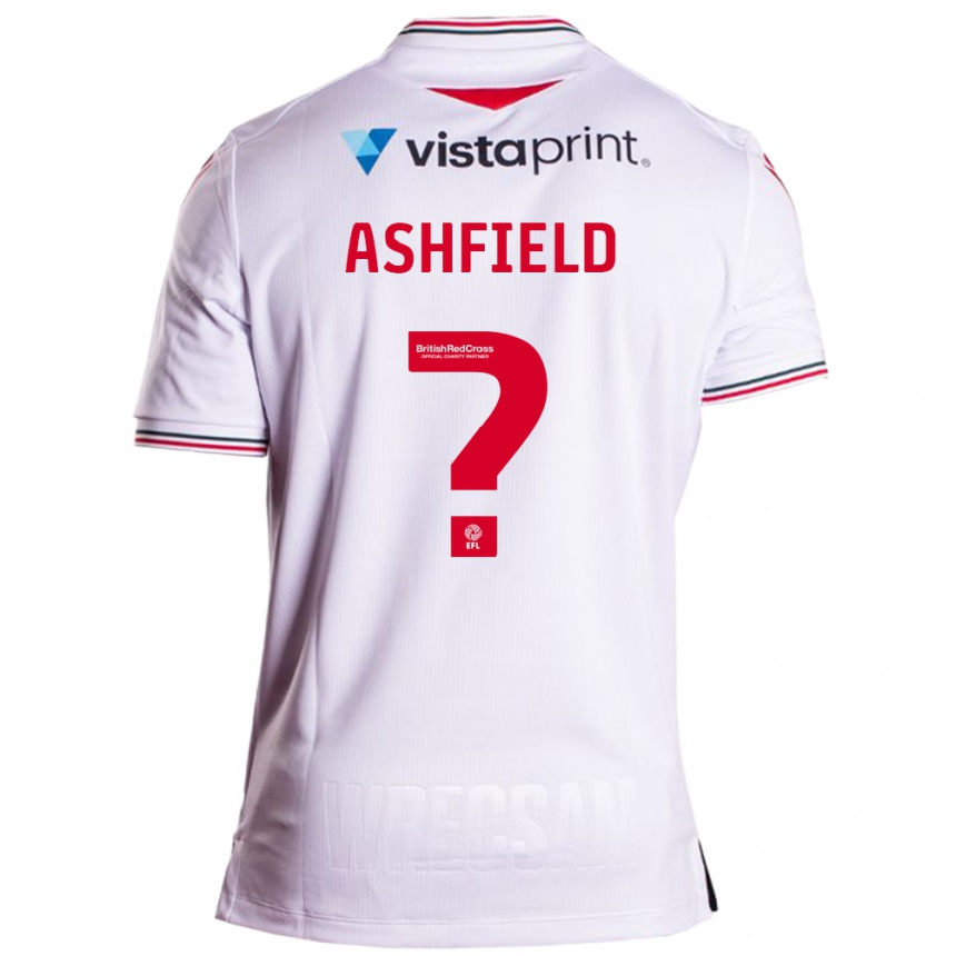 Men Football Harry Ashfield #0 White Away Jersey 2023/24 T-Shirt Canada