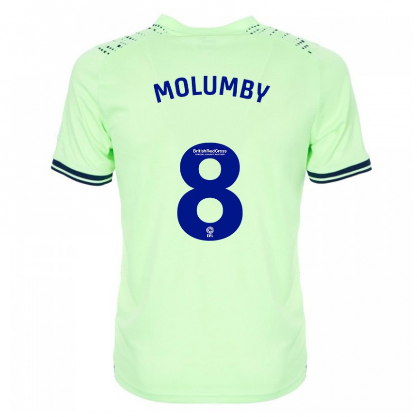 Men Football Jayson Molumby #8 Navy Away Jersey 2023/24 T-Shirt Canada