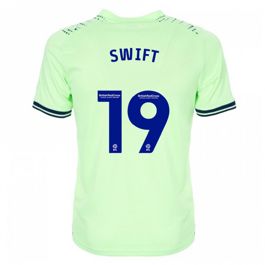 Men Football John Swift #19 Navy Away Jersey 2023/24 T-Shirt Canada