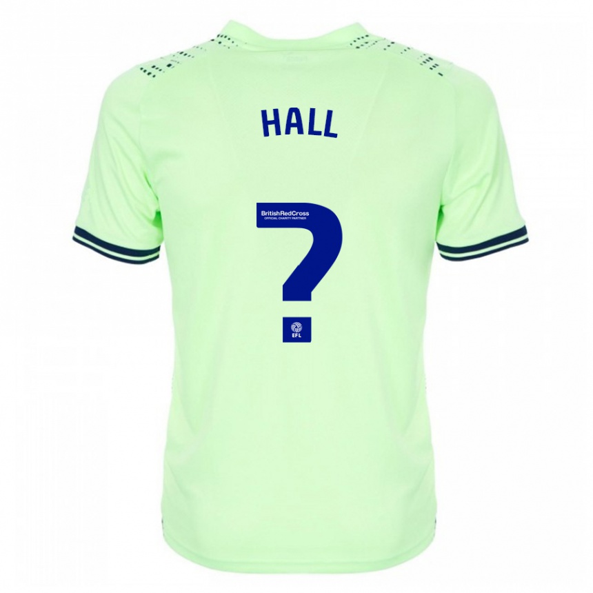 Men Football Reece Hall #0 Navy Away Jersey 2023/24 T-Shirt Canada