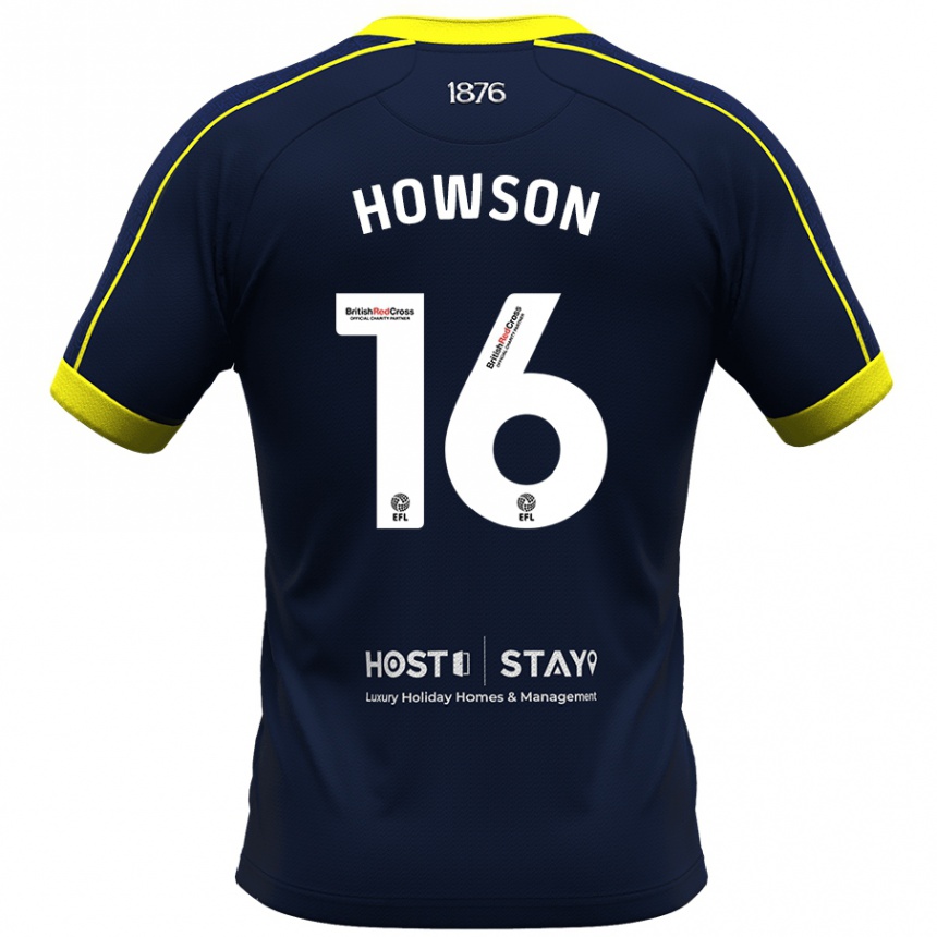 Men Football Jonathan Howson #16 Navy Away Jersey 2023/24 T-Shirt Canada