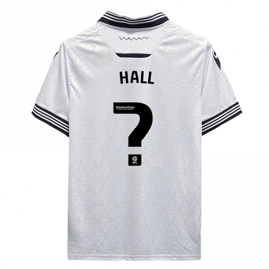 Men Football Jack Hall #0 White Away Jersey 2023/24 T-Shirt Canada