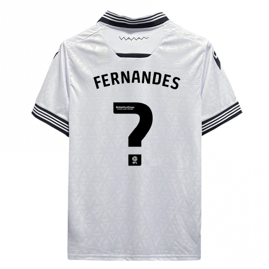 Men Football Bruno Fernandes #0 White Away Jersey 2023/24 T-Shirt Canada