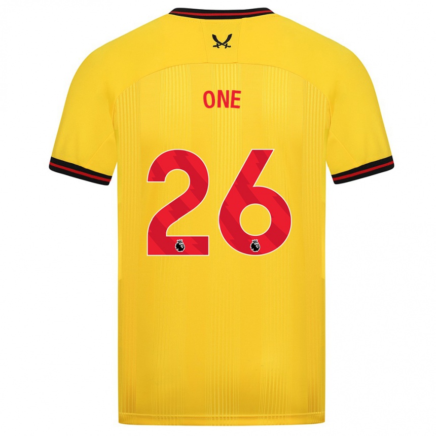 Men Football Ryan Oné #26 Yellow Away Jersey 2023/24 T-Shirt Canada