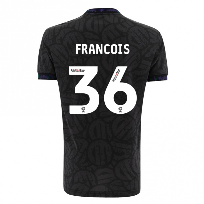 Homme Football Maillot Marlee Francois #36 Noir Tenues Extérieur 2023/24 Canada