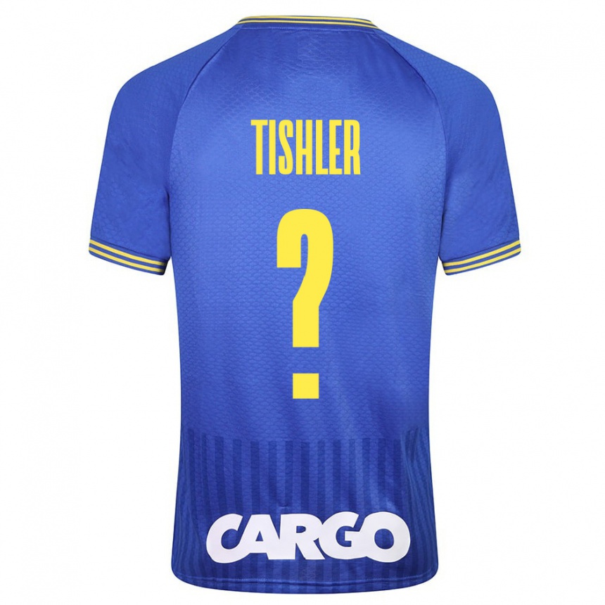 Men Football Daniel Tishler #0 Blue Away Jersey 2023/24 T-Shirt Canada