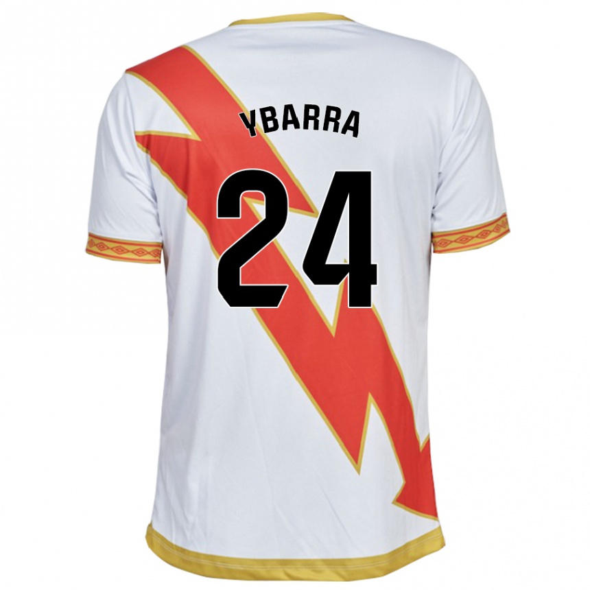 Women Football Juan Ybarra #24 White Home Jersey 2023/24 T-Shirt Canada