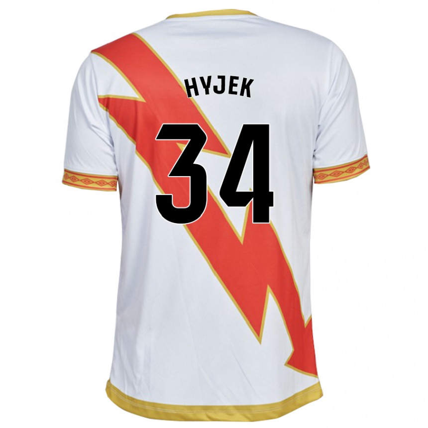 Women Football David Hyjek #34 White Home Jersey 2023/24 T-Shirt Canada